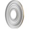 Ekena Millwork Cole PVC Clng Medallion (Fits Canopies up to 4 1/4"), Metallic Gold Rush, 13"OD x 3 1/2"ID x 3/4"P CMP13COCGH - alternate 3